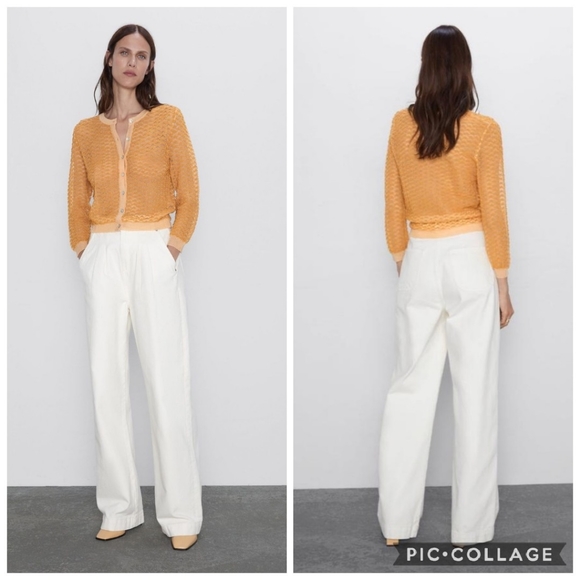 Zara | Textured Weave Cardigan - Picture 3 of 14